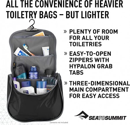 Sea To Summit Travel Toiletry Bag 輕量懸掛盥洗包 | 梳洗用品收納袋