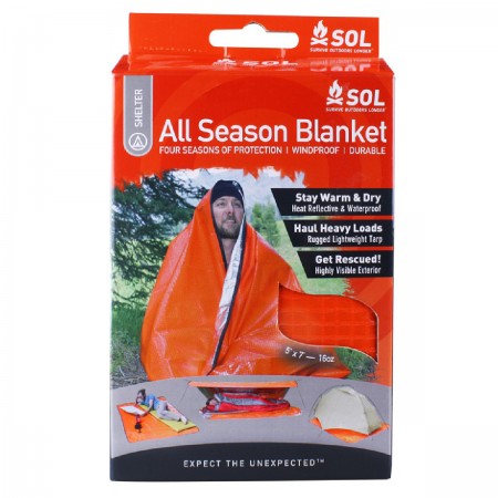 SOL All Season Blanket 多用途全天侯戶外緊急求生保溫防水毯(單人用)