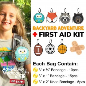 Adventure Medical Kits Backyard Adventure First Aid Kit 小型掛袋兒童急救包