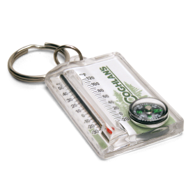 COGHLAN'S Zipper Pull Thermometer With Compass 溫度計指南針匙扣