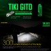 NITECORE TIKI GITD 300流明 Lumens USB Rechargeable Keychain Light USB充電輕便鑰匙扣燈 (夜光版)